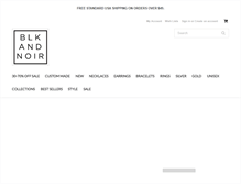 Tablet Screenshot of blkandnoir.com